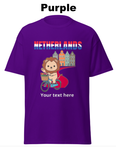 Custom Hello Netherlands tshirt - Image 2
