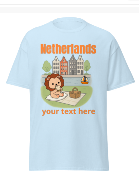 Custom Picnic in the Netherlands tshirt - Image 3