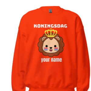 Custom king's day sweatshirt