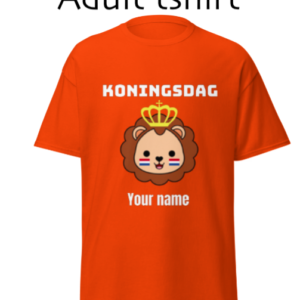 Custom King's day tshirt