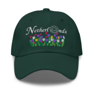 Tulips in the Netherlands cap